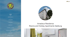Desktop Screenshot of amadeus-residence.com